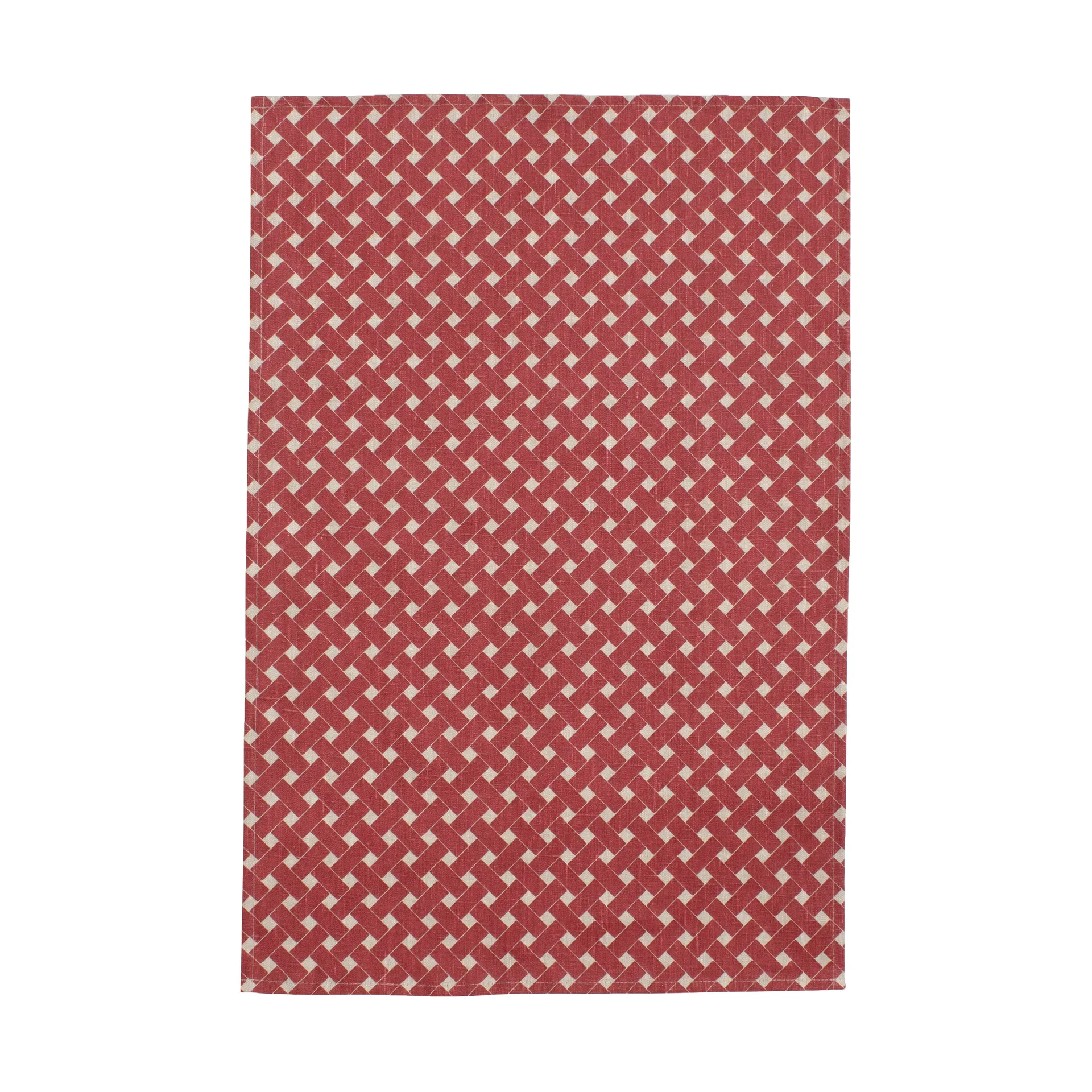 Basket kitchen towel 47x70 cm, Red Almedahls