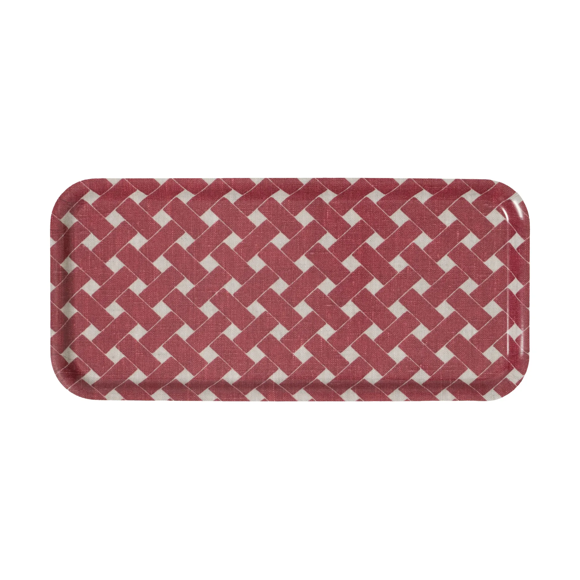 Basket tray 15x32 cm, Red Almedahls