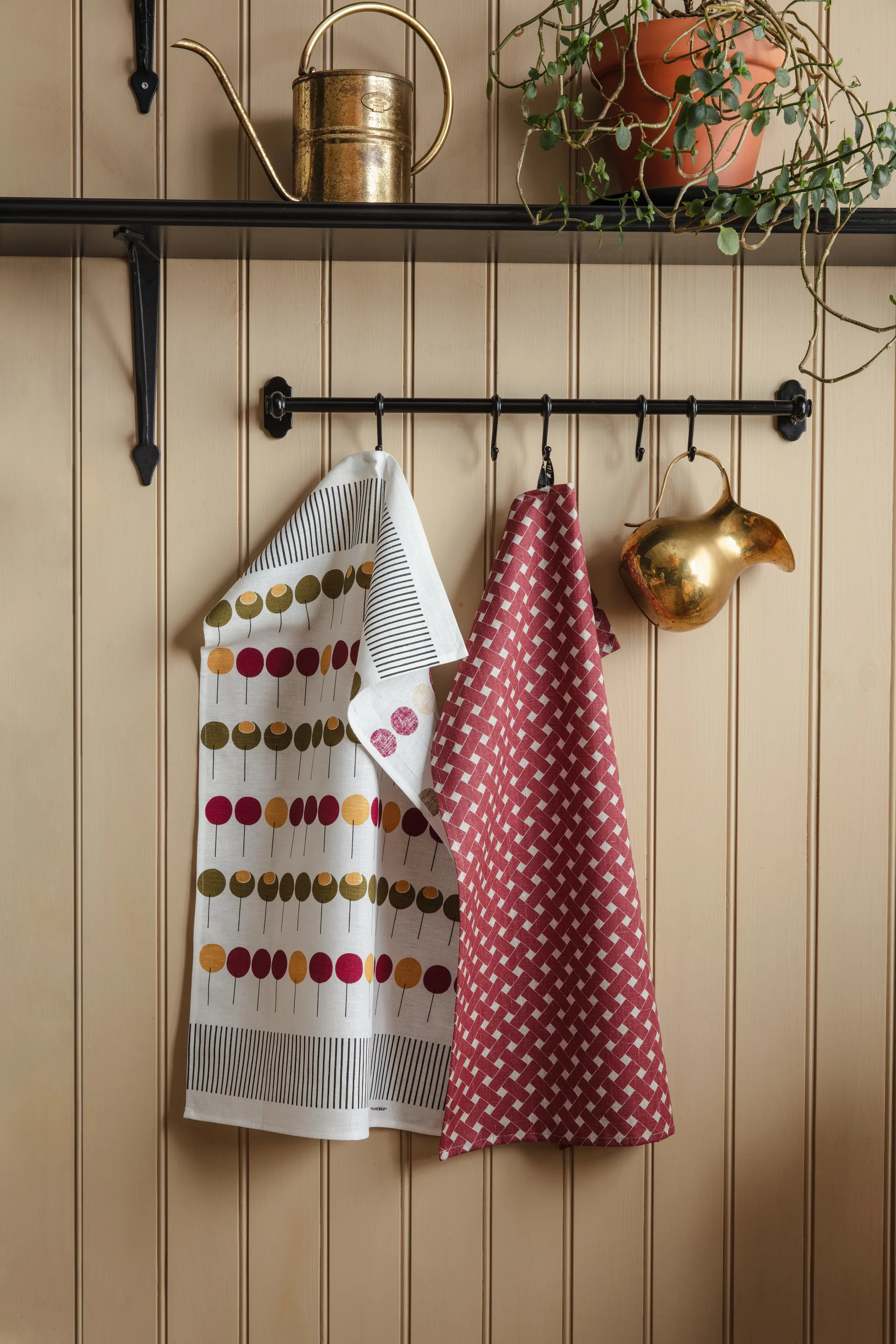 Basket XL pot holder 23x23 cm, Natural taupe Almedahls