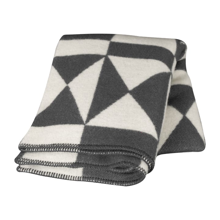 Bows wool throw 130x170 cm, grey Almedahls