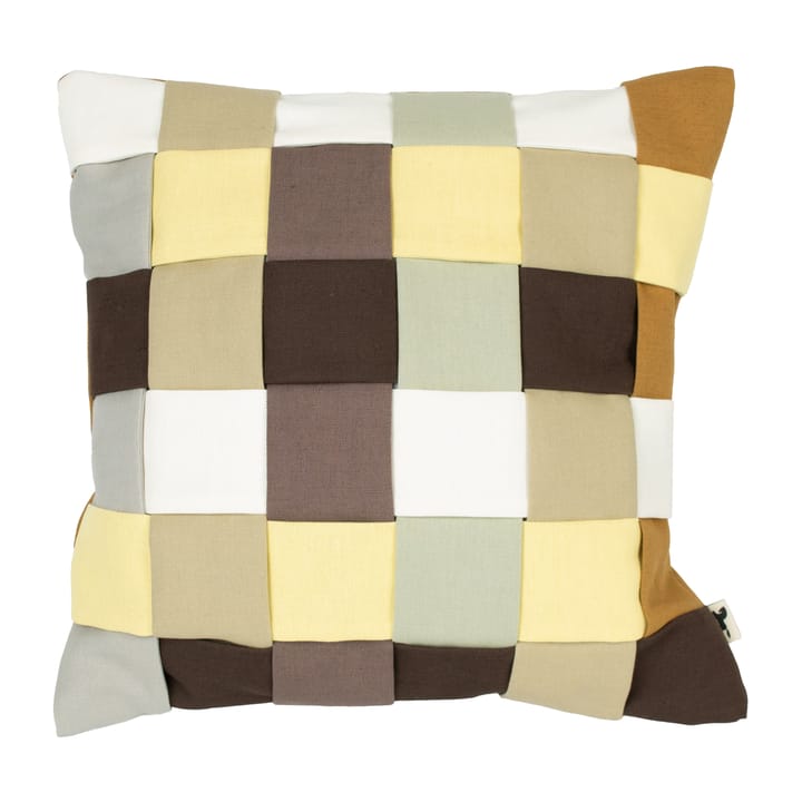 Hans pillowcase 50x50 cm - Brown-green - Almedahls