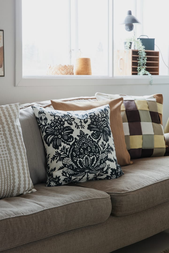 Hans pillowcase 50x50 cm, Brown-green Almedahls