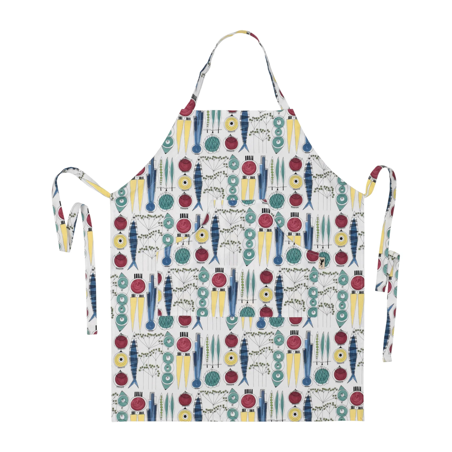 Picknick apron small pattern, Multi Almedahls