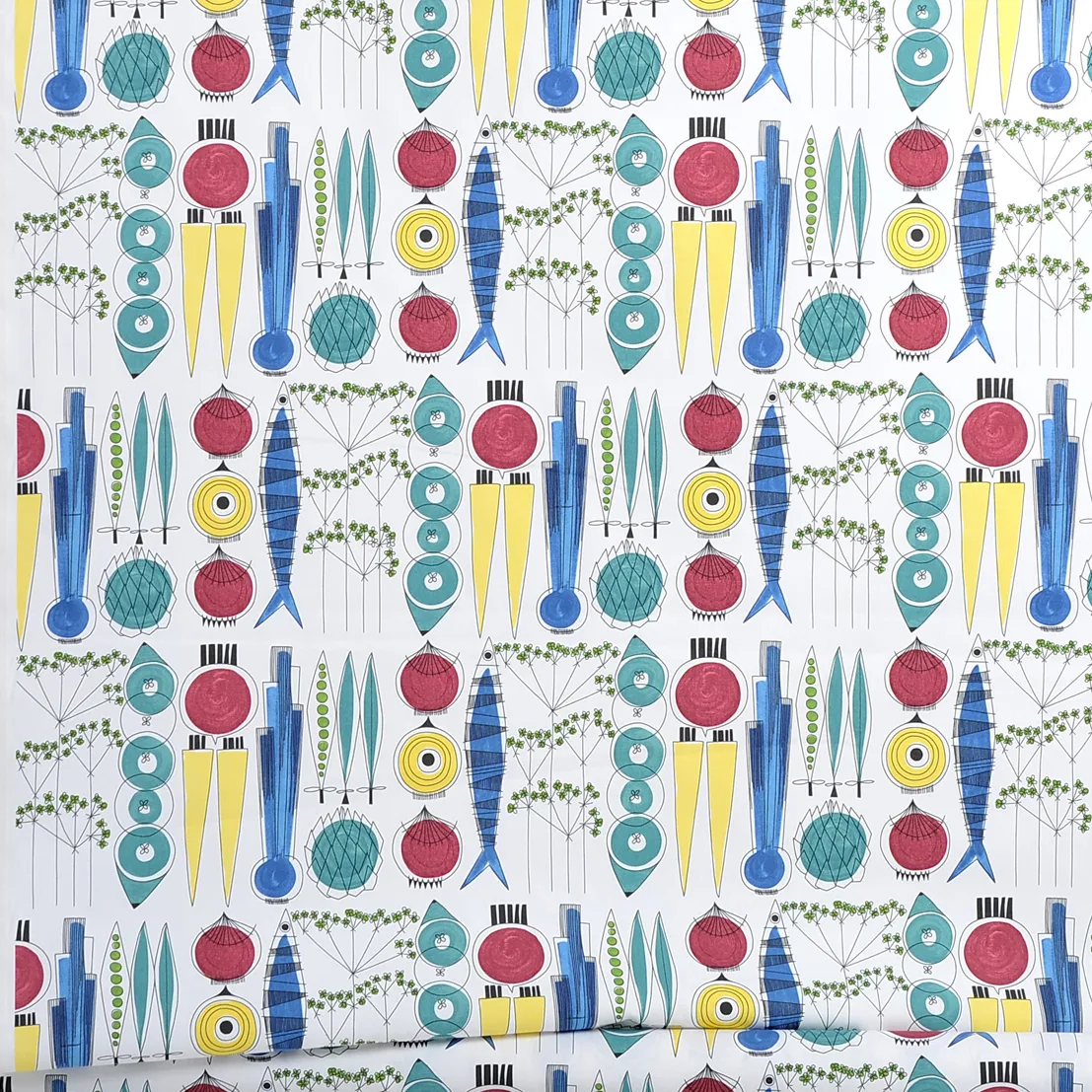 Picknick fabric, multi Almedahls