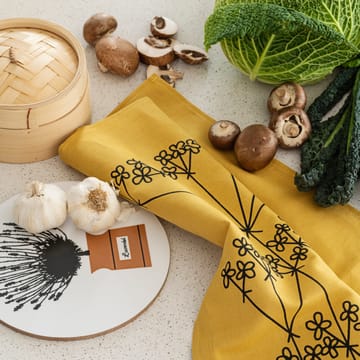 Picknick kitchen towel - Ochre - Almedahls