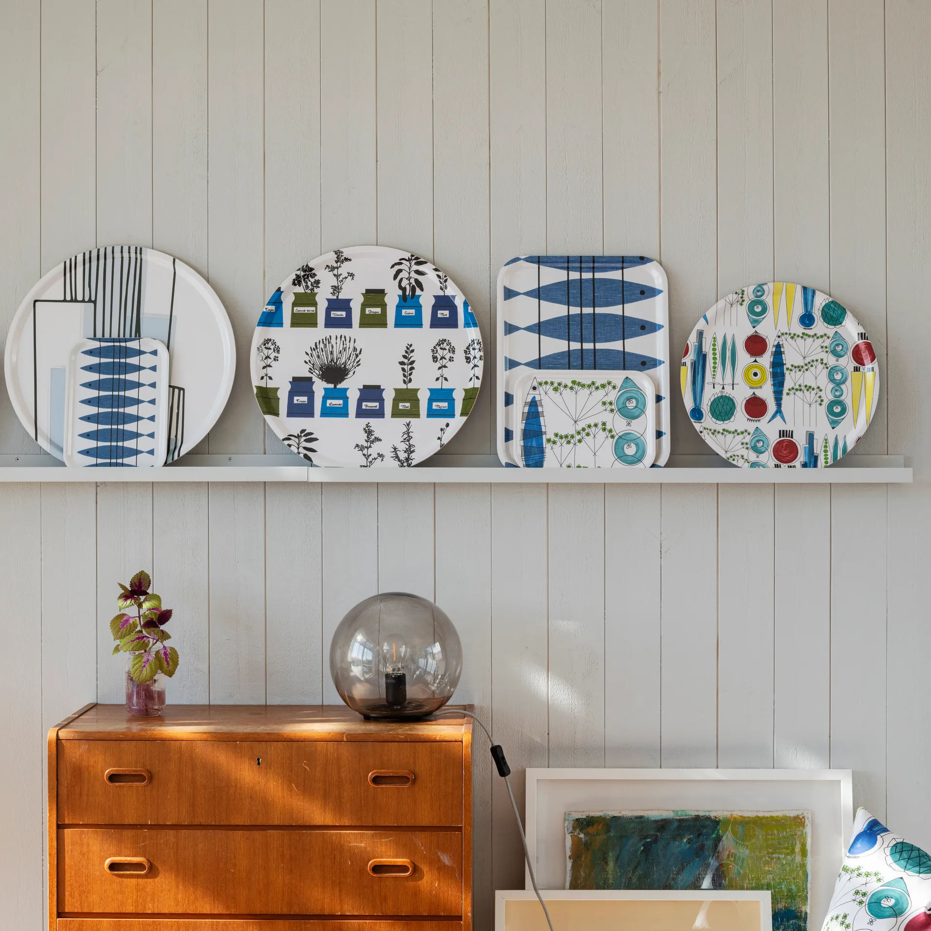 Picknick round tray Ø38 cm, Multi Almedahls