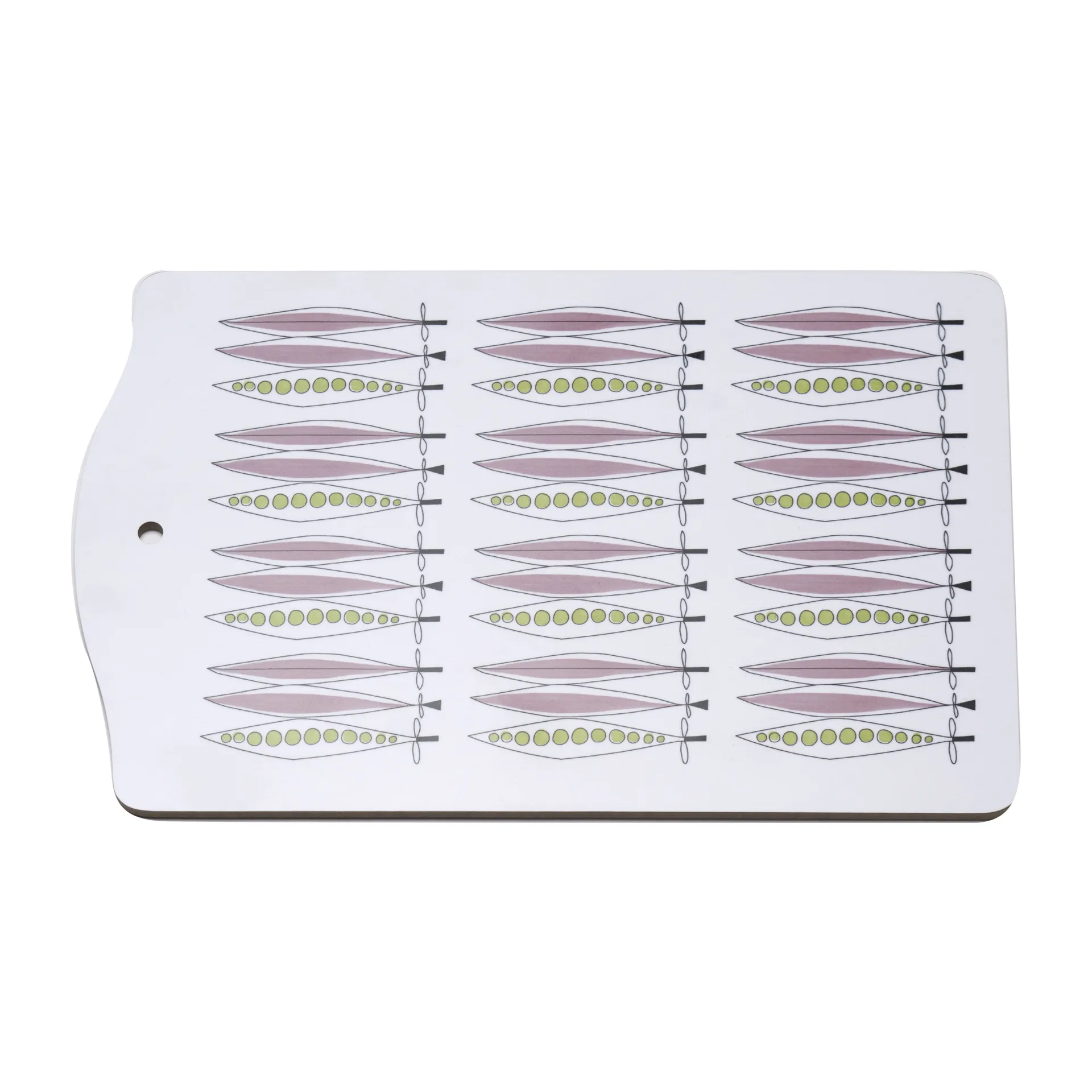 Picknick serving board 20x30 cm, Blue pink-multi Almedahls