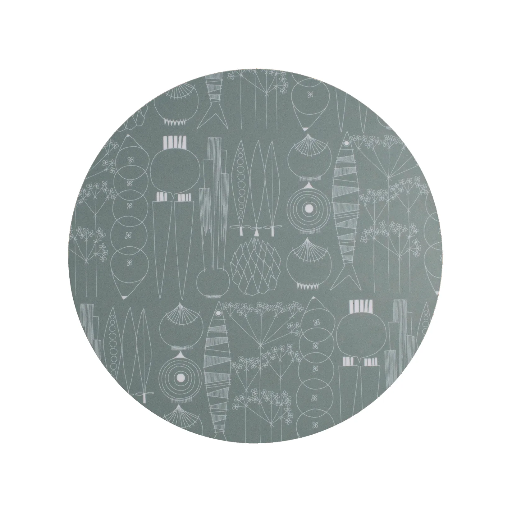 Picknick trivet Ø21 cm, green-grey Almedahls