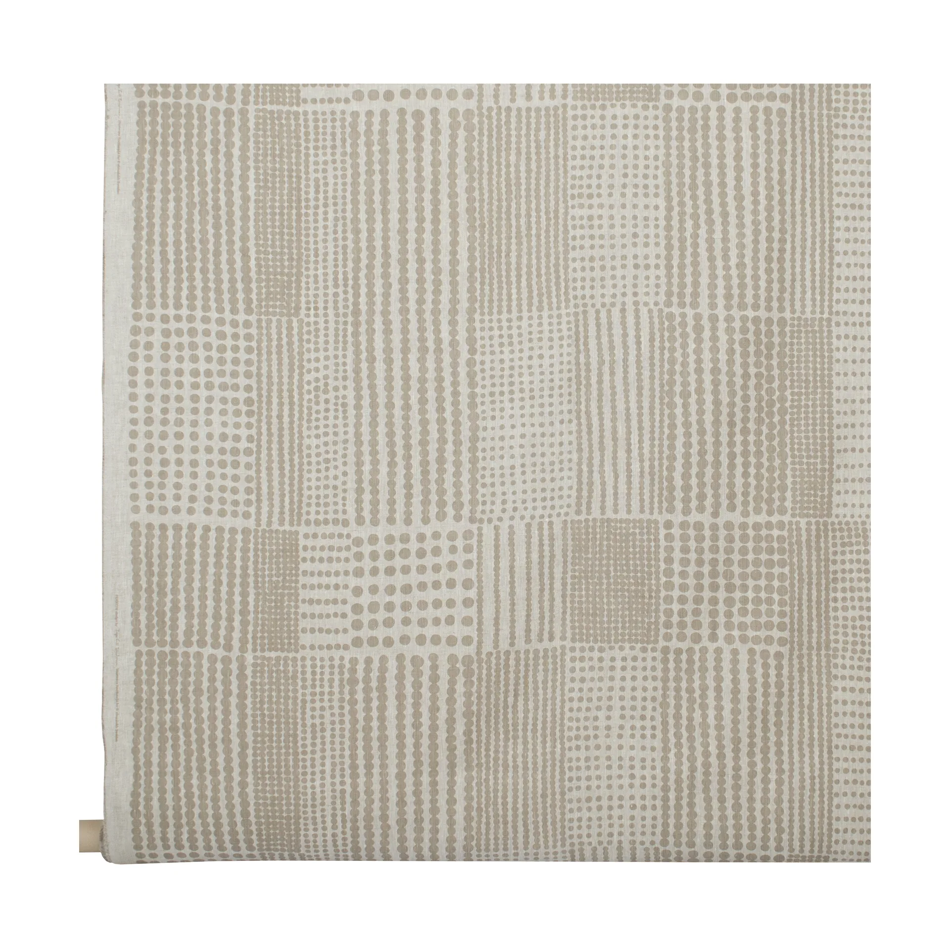 Pricktyg fabric, Natural-taupe Almedahls