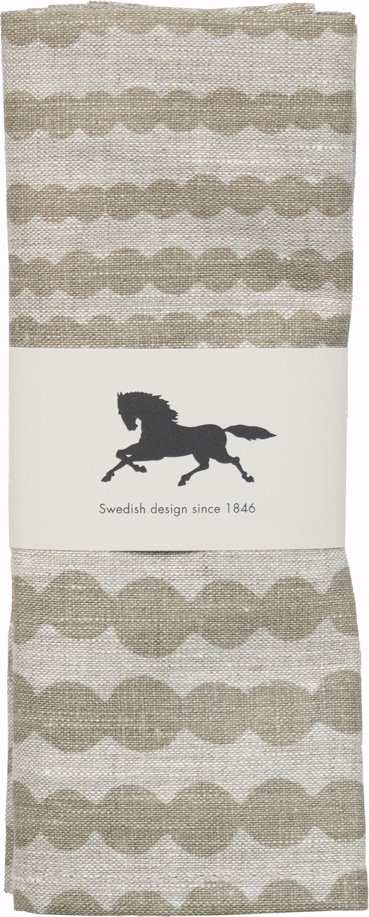 Pricktyg placemat 34x45 cm, Natural-taupe Almedahls