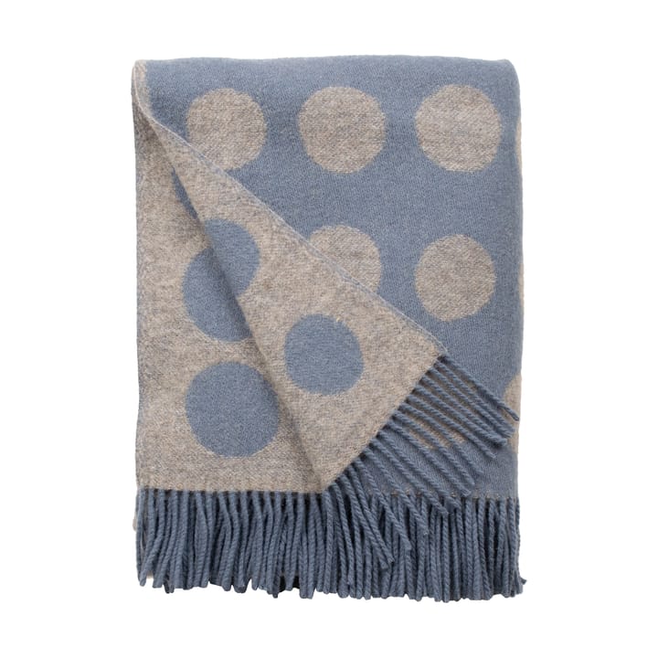 Pricktyg throw 130x170 cm, Blue-beige Almedahls