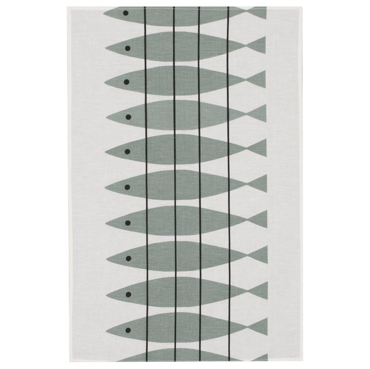 Sill kitchen towel - Green-grey - Almedahls