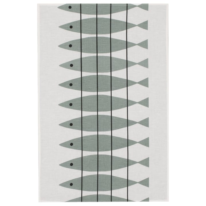 Sill kitchen towel, Green-grey Almedahls