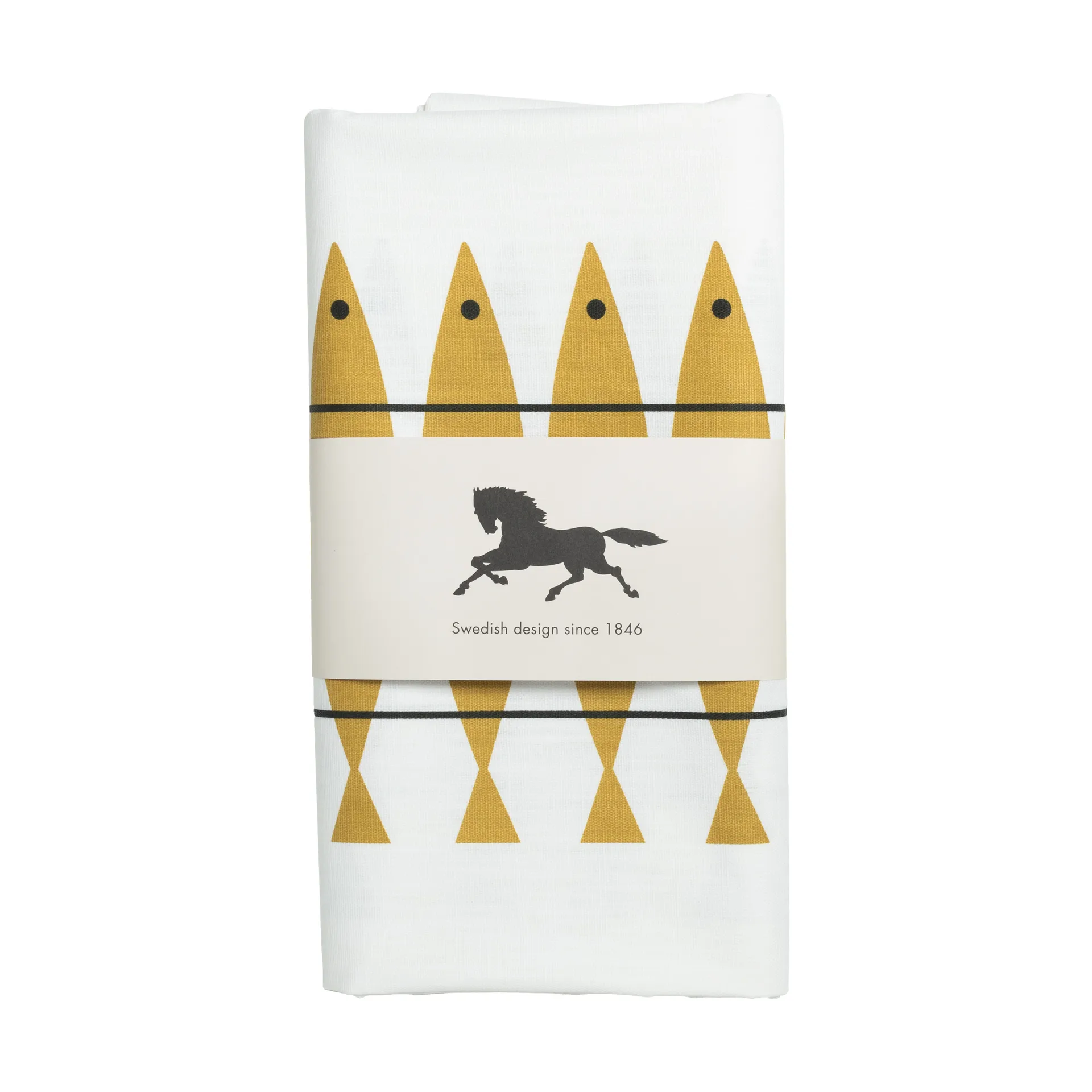 Sill oilcloth 145x220 cm, Ochre Almedahls