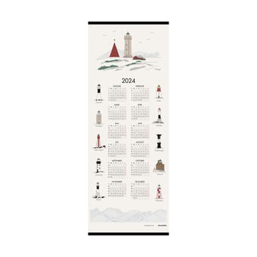 Swedish pine tree calender 2024 - 35x90 cm - Almedahls