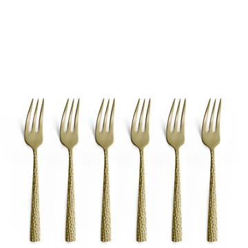 Felicity cake forks 6-pack 15.6 cm - Champagne - Amefa