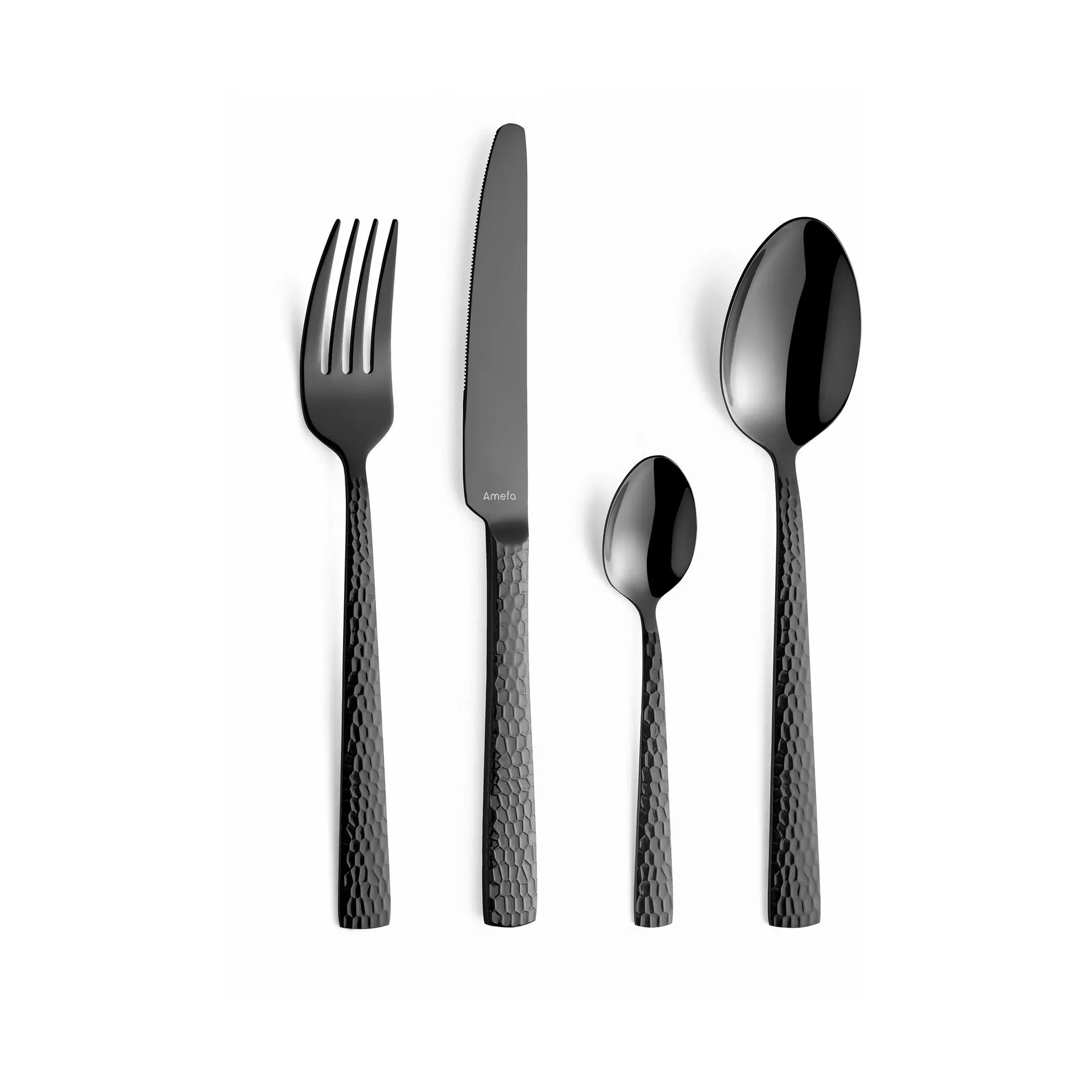 Felicity cutlery set 24 pieces, Black Amefa