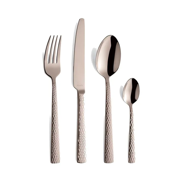 Felicity cutlery set 24 pieces - Rosé champagne - Amefa