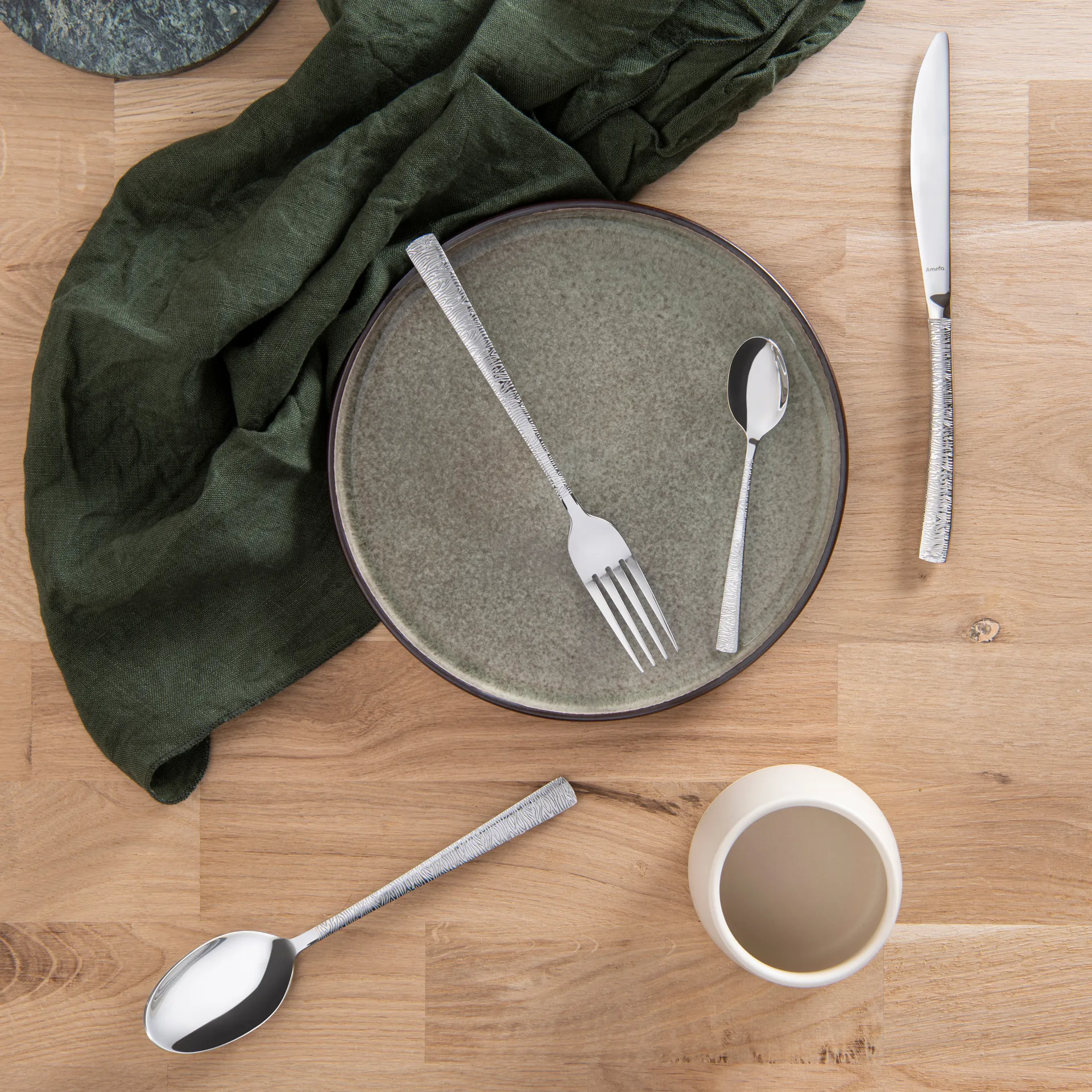 Havanne Jungle cutlery set 24 pieces, Stainless steel Amefa