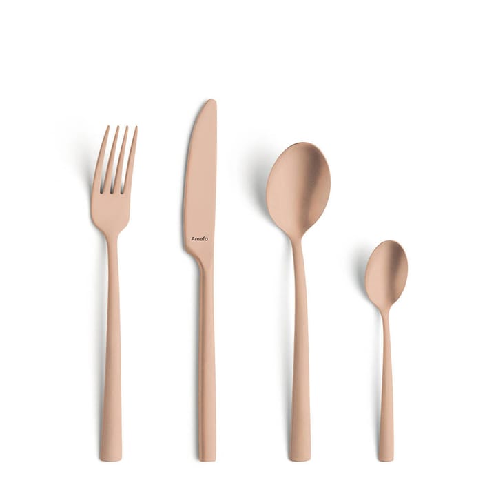 Manille Vintage Cutlery set 16 pieces, Copper Amefa