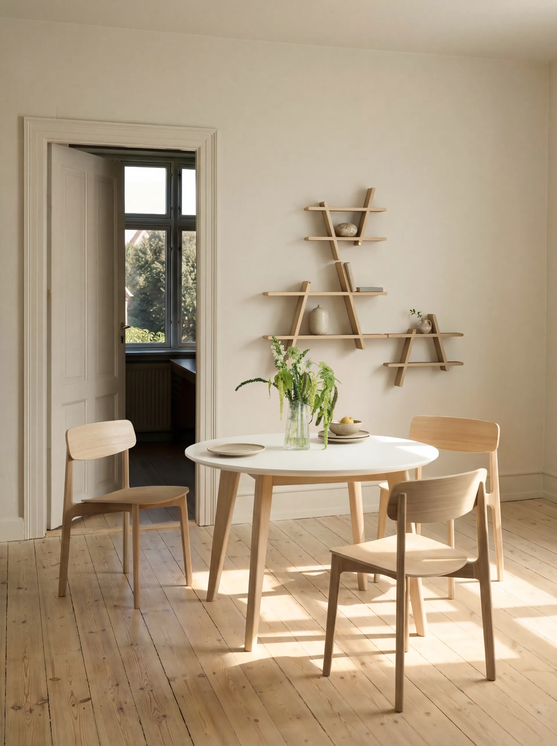 A-Shelf wall shelf Large 78x12x67 cm, Oak Andersen Furniture