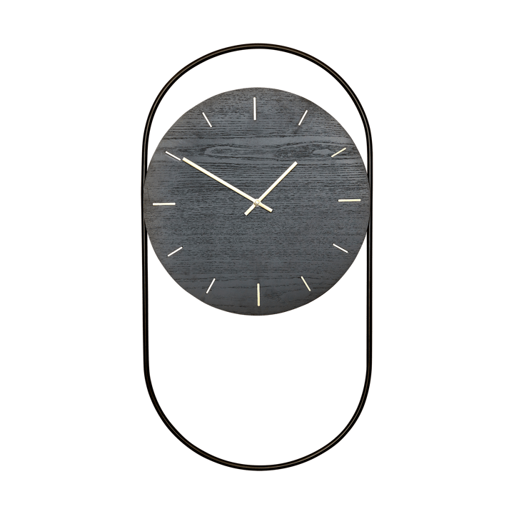 A-Wall wall clock 41x76 cm, Black-brass Andersen Furniture