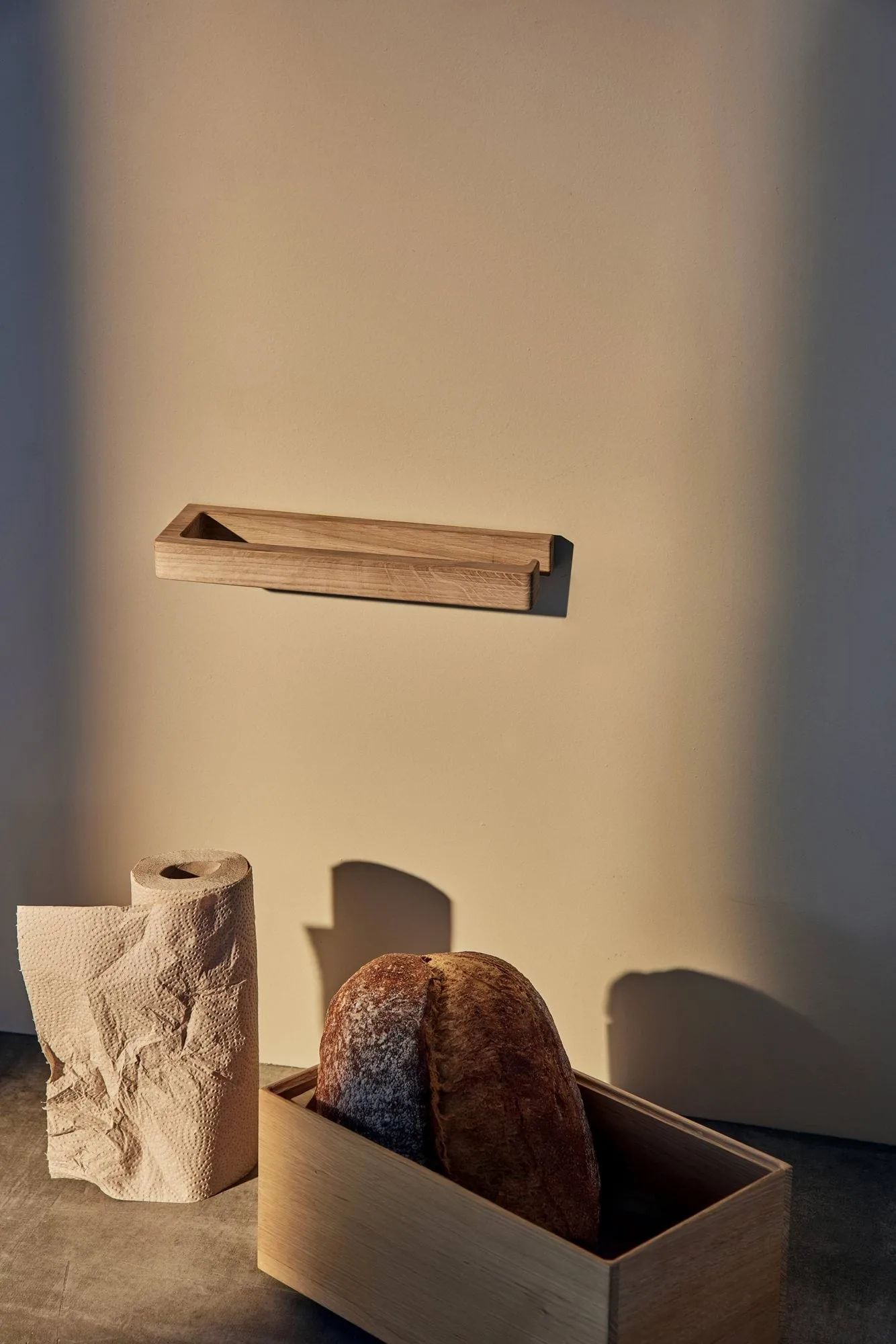 Andersen kitchen roll holder 2, Oak Andersen Furniture