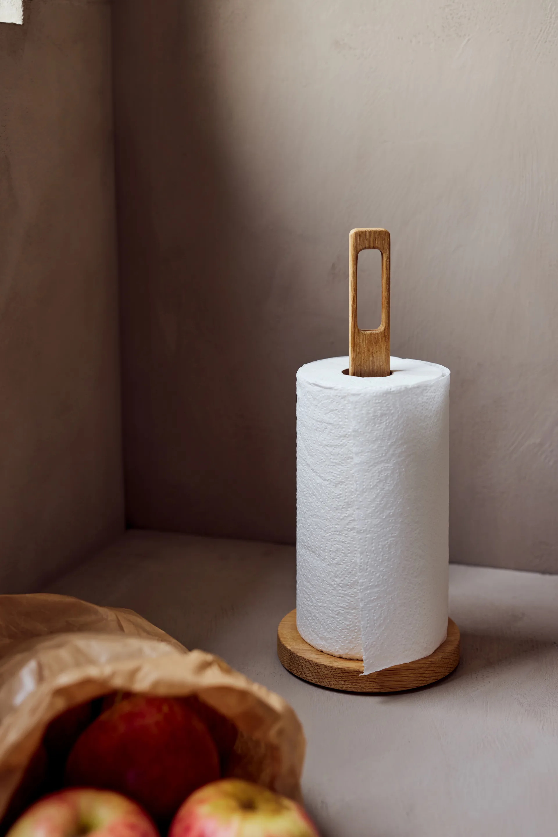 Andersen paper towel holder 33 cm, Oak Andersen Furniture