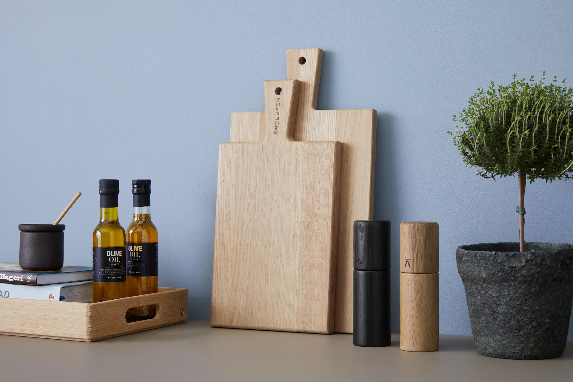 Andersen salt/pepper grinder 18 cm, Oak Andersen Furniture