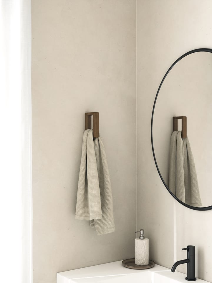Andersen towel holder, Dark Stain Matt Lacquer Ash Andersen Furniture