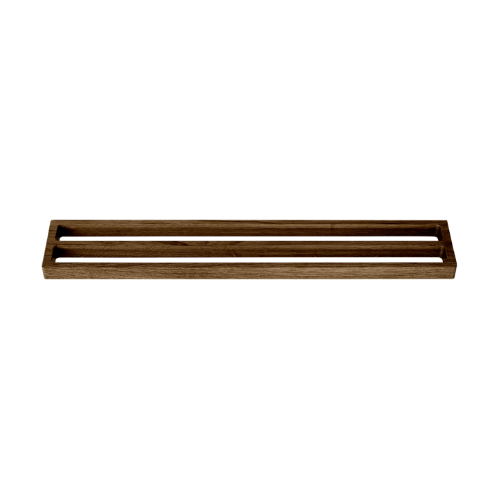 Andersen towel rack double 73,5 cm - Dark Stain Matt Lacquer Ash - Andersen Furniture