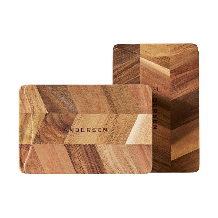 ARC cutting board 12x18 cm 2-pack, Acacia Andersen Furniture