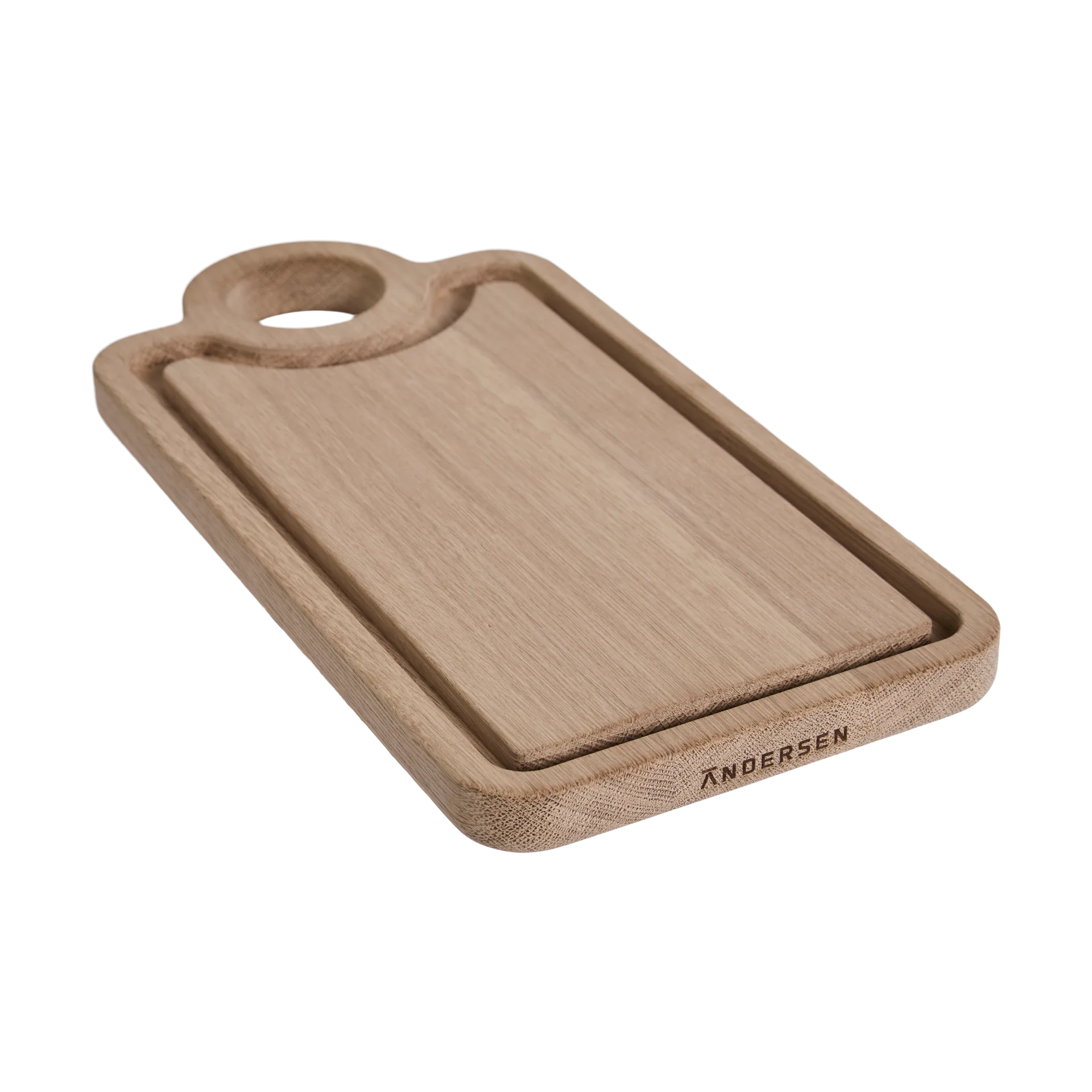Circle cutting board 22x44,5 cm, Oak Andersen Furniture