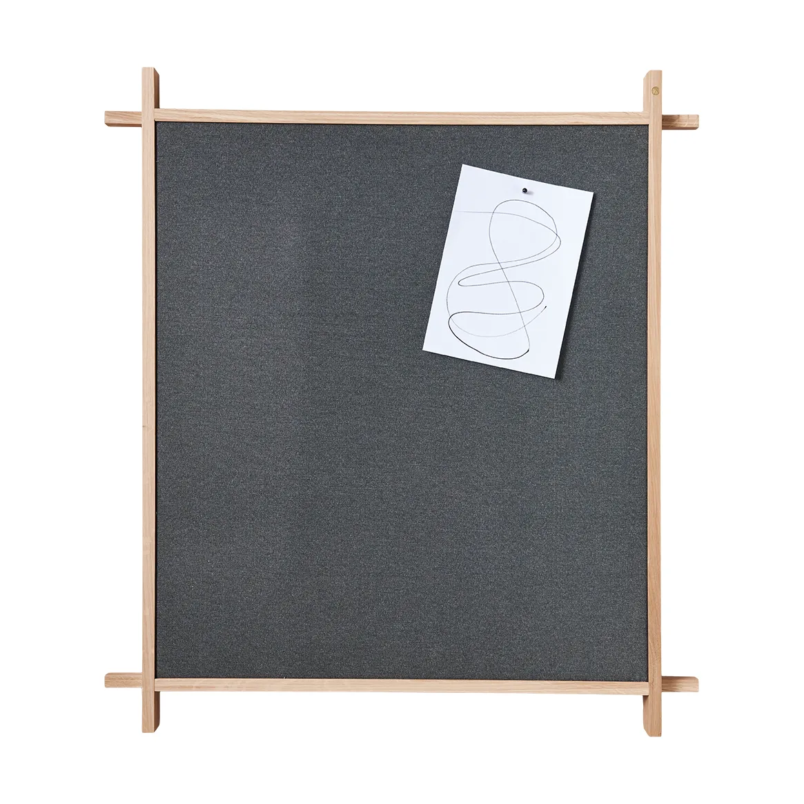 Collect pinboard Large 94x104 cm, Oak Andersen Furniture