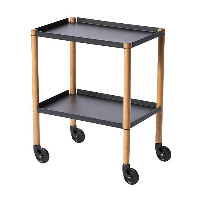 Connect table, Oiled oak, black metal Andersen Furniture