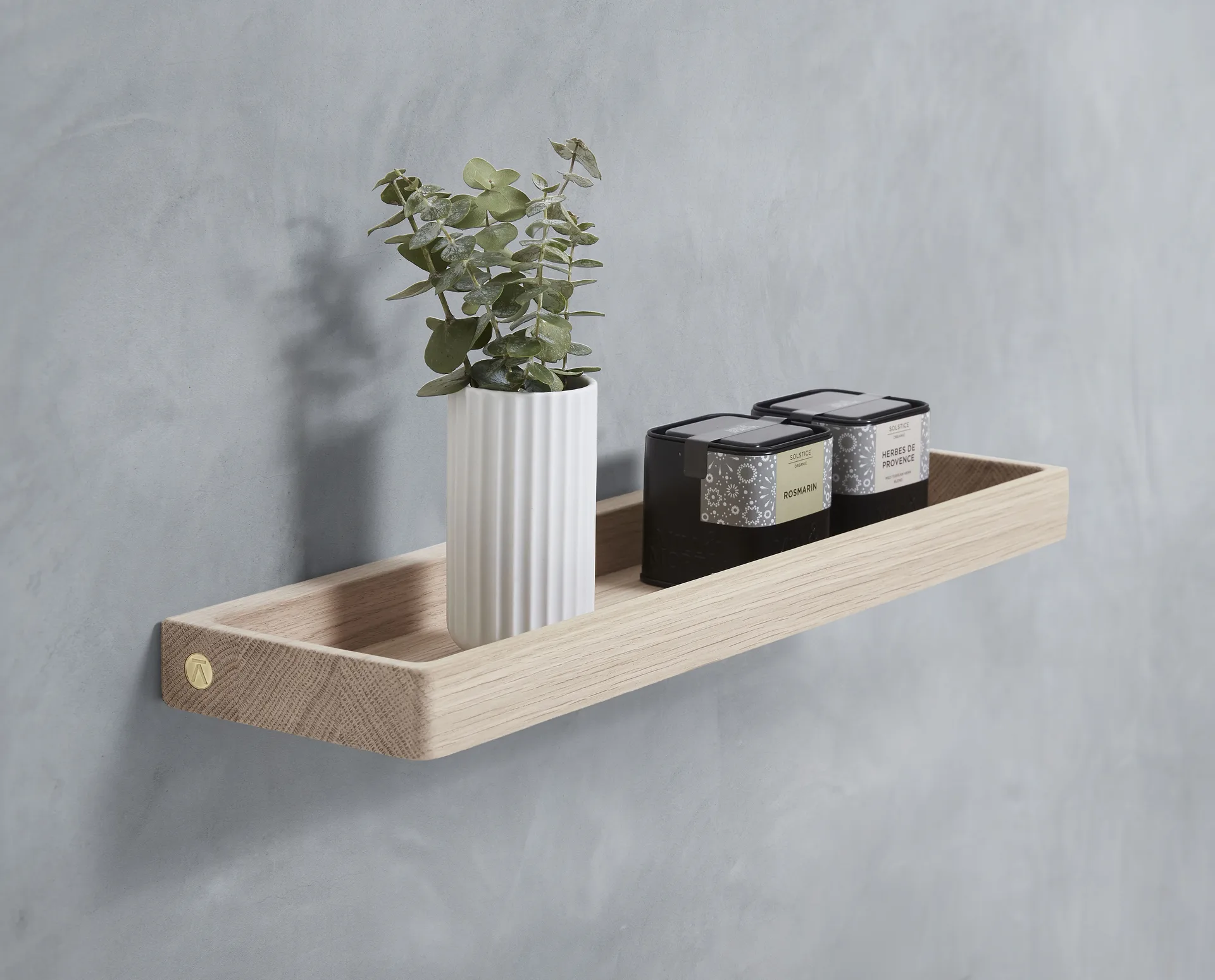 Shelf 10 wall shelf 32 cm, Lacquered oak Andersen Furniture