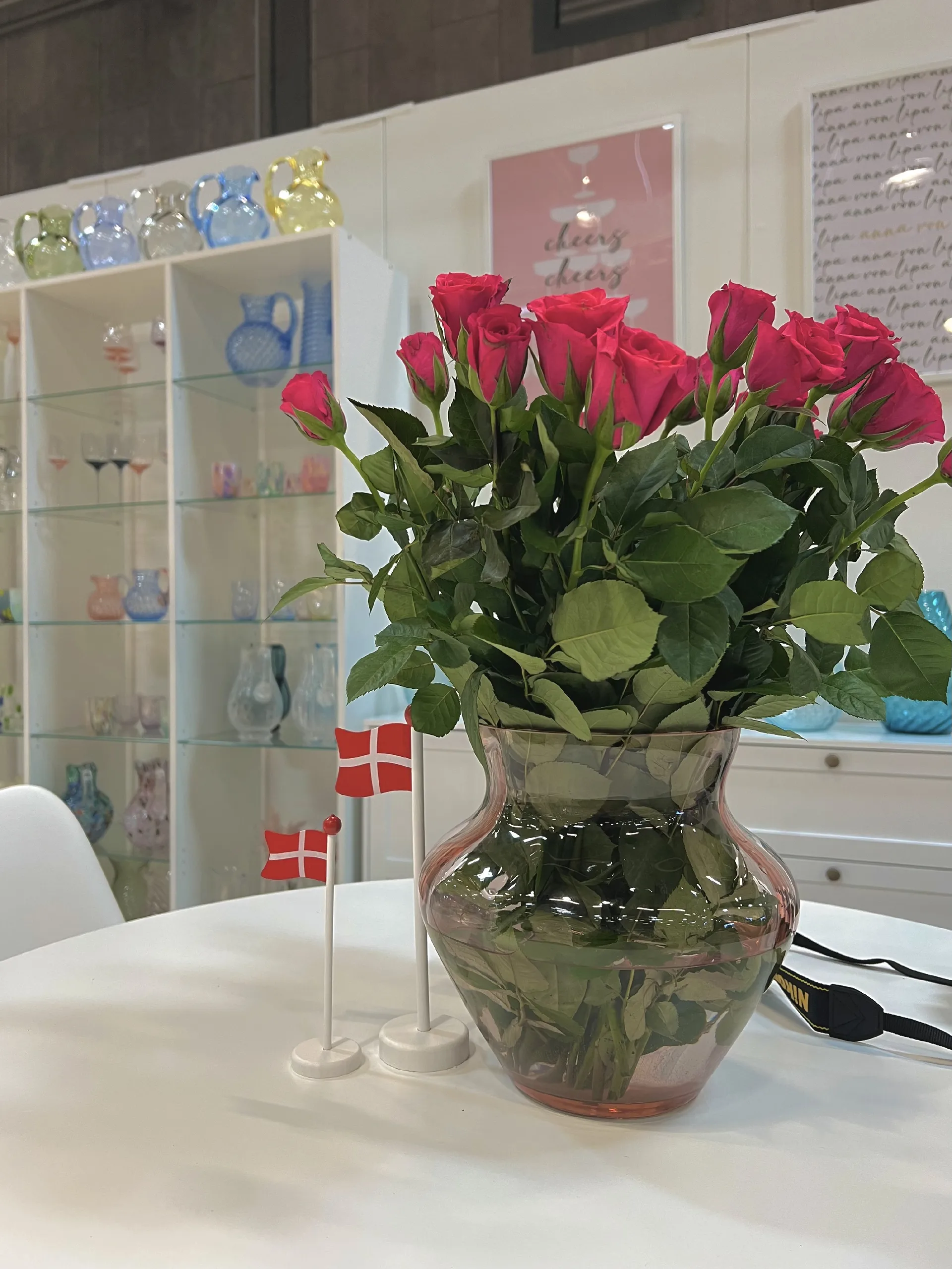 Dahlia vase, Indigo Anna Von Lipa