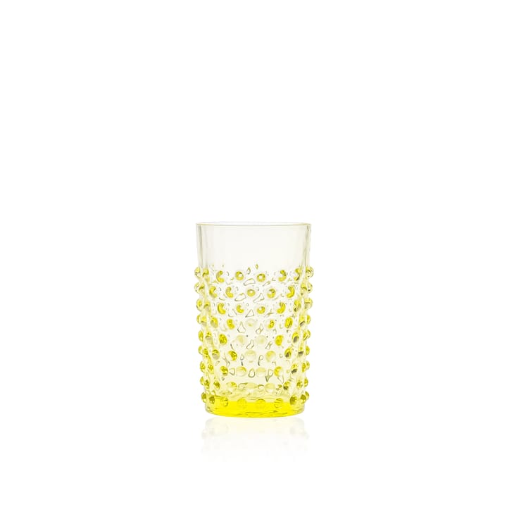 Hobnail glass 20 cl - Lemon - Anna Von Lipa