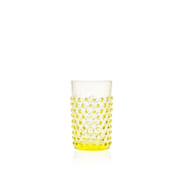 Hobnail glass 20 cl - Lemon - Anna Von Lipa