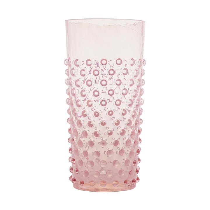 Hobnail Long drink glass 20 cl - Soft Pink - Anna Von Lipa
