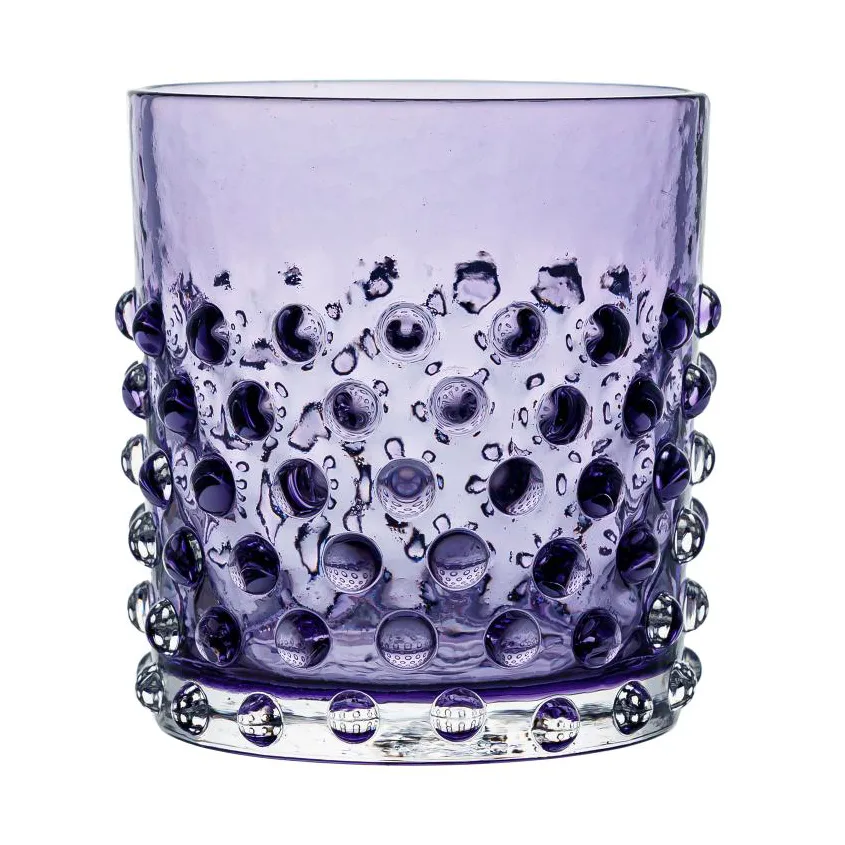 Hobnail short drink glass 15 cl, Indigo Anna Von Lipa