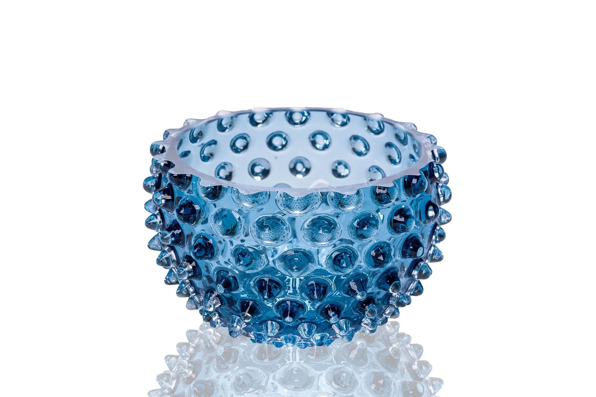 Hobnail Tapas bowl 11.5 cm, Blue smoke Anna Von Lipa