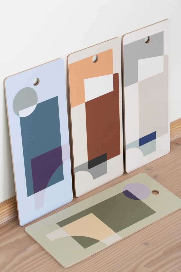 A tribute to colour cutting board, Clay - 40x17 cm Applicata