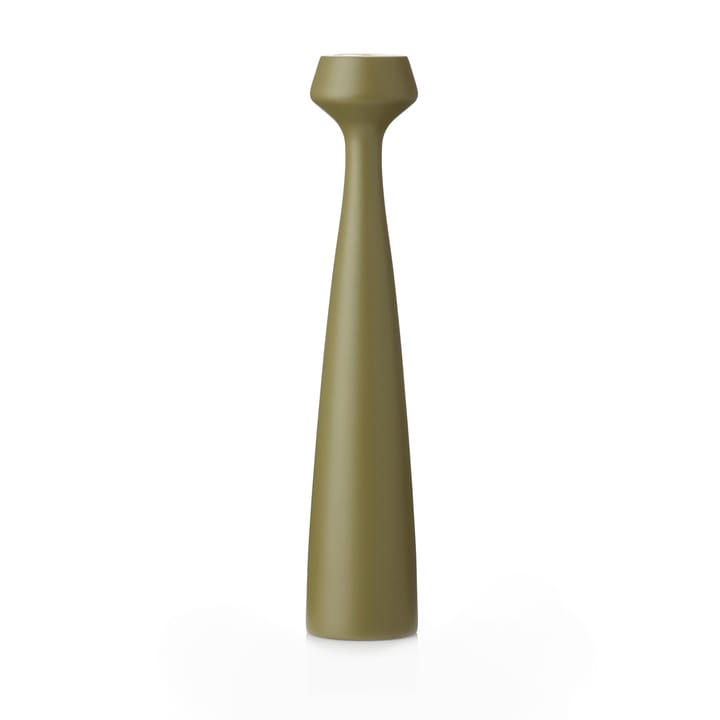 Blossom Lily candle holder 24.5 cm, olive green Applicata