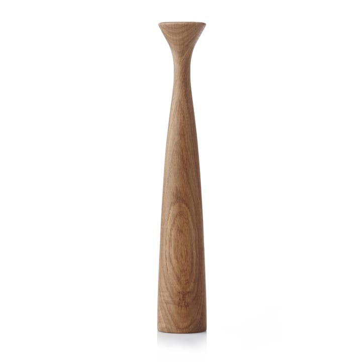 Blossom Rose candle holder 29 cm - Oiled oak - Applicata