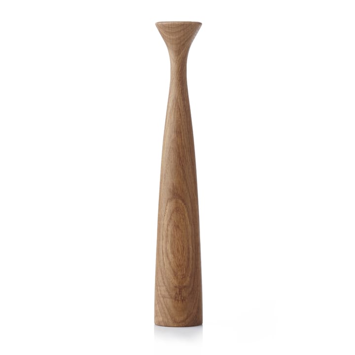 Blossom Rose candle holder 29 cm, Oiled oak Applicata