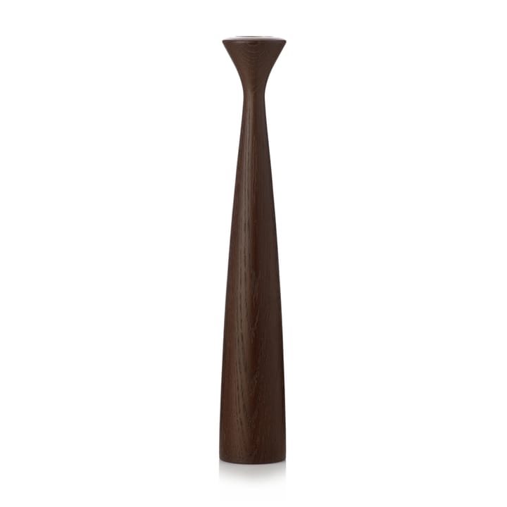 Blossom Rose candle holder 29 cm, Smoked oak Applicata