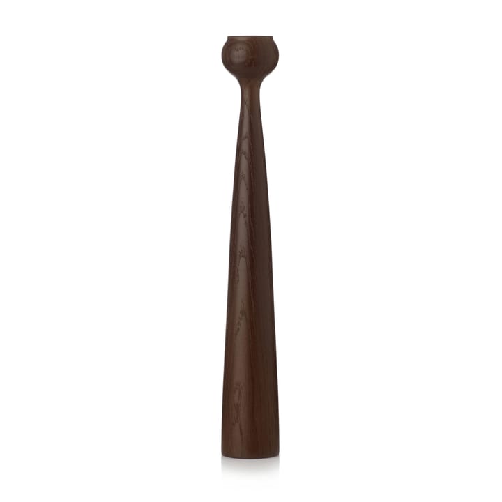 Blossom Tulip candle holder 33.5 cm, Smoked oak Applicata