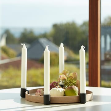 Luna candleholder - oak-black - Applicata