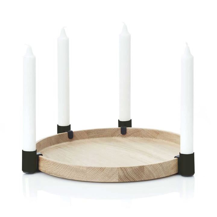 Luna maxi candle sticks, oak-black Applicata